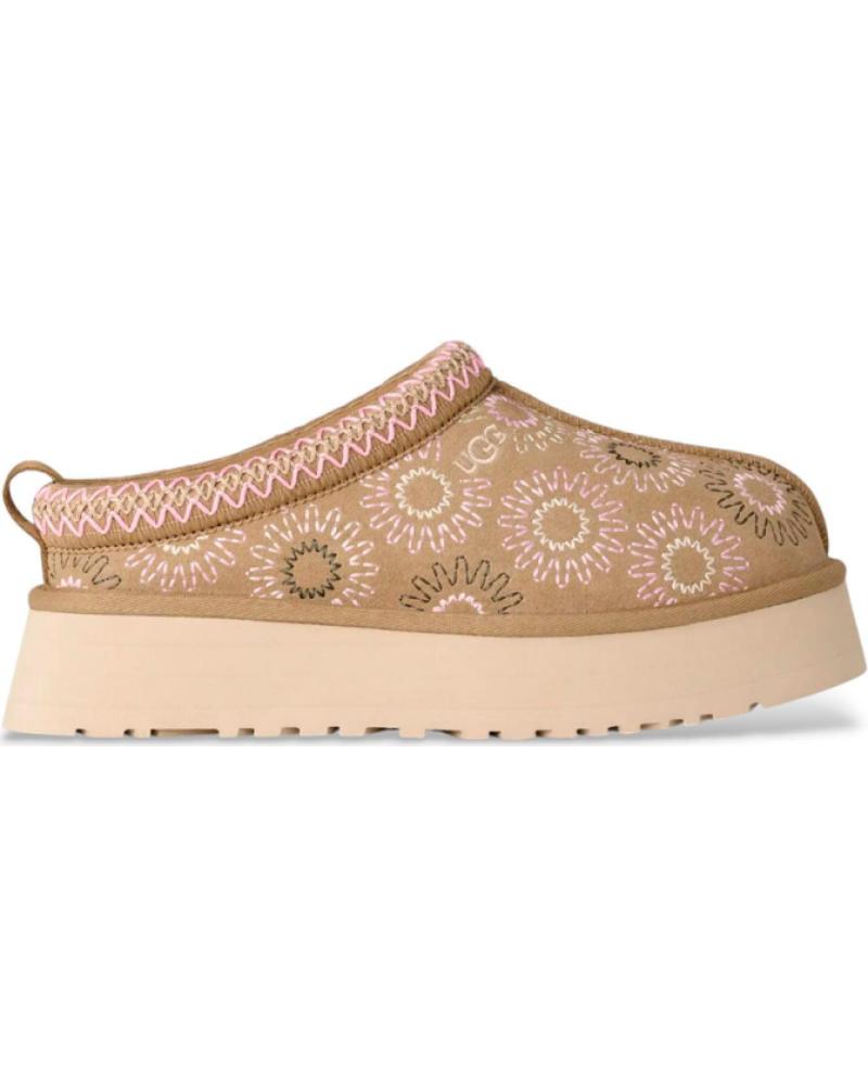 UGG ZUECOS TAZZ SUN STITCH BEIGE