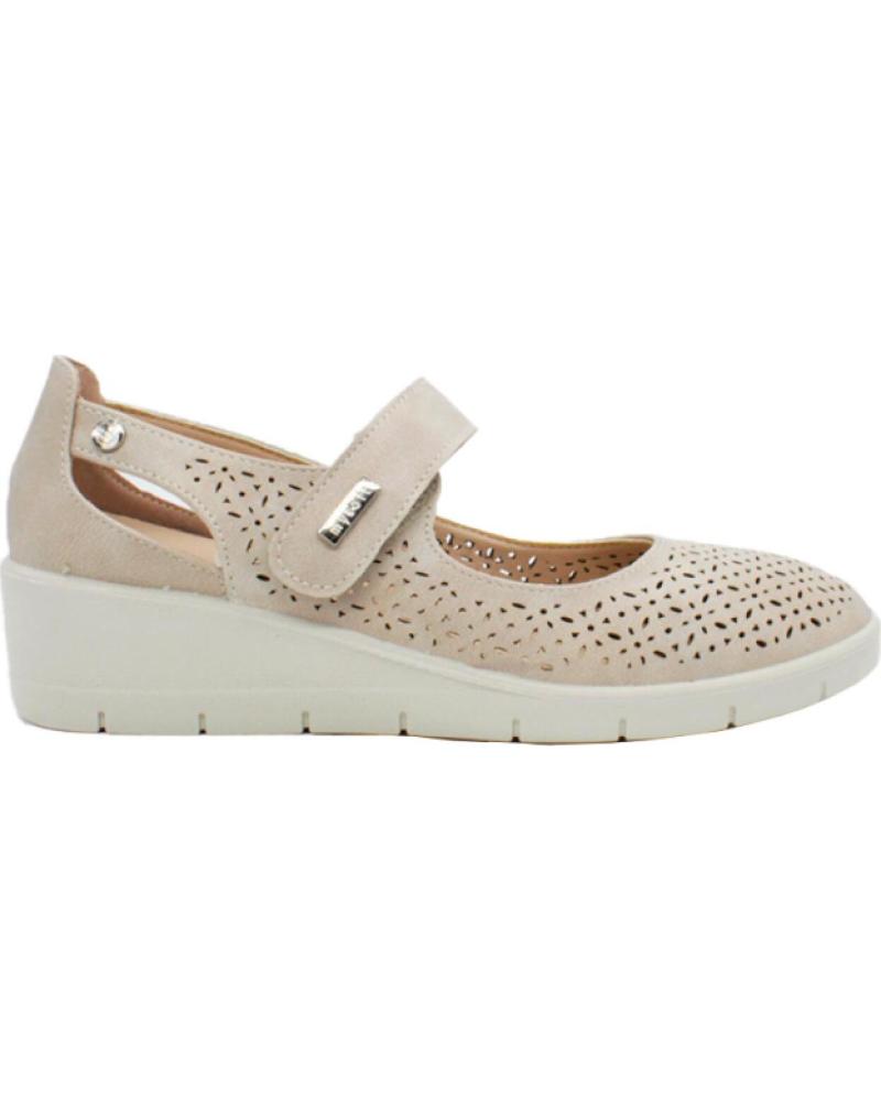 MYSOFT ZAPATO MERCEDITAS MY SOFT 208 CALADO BEIGE