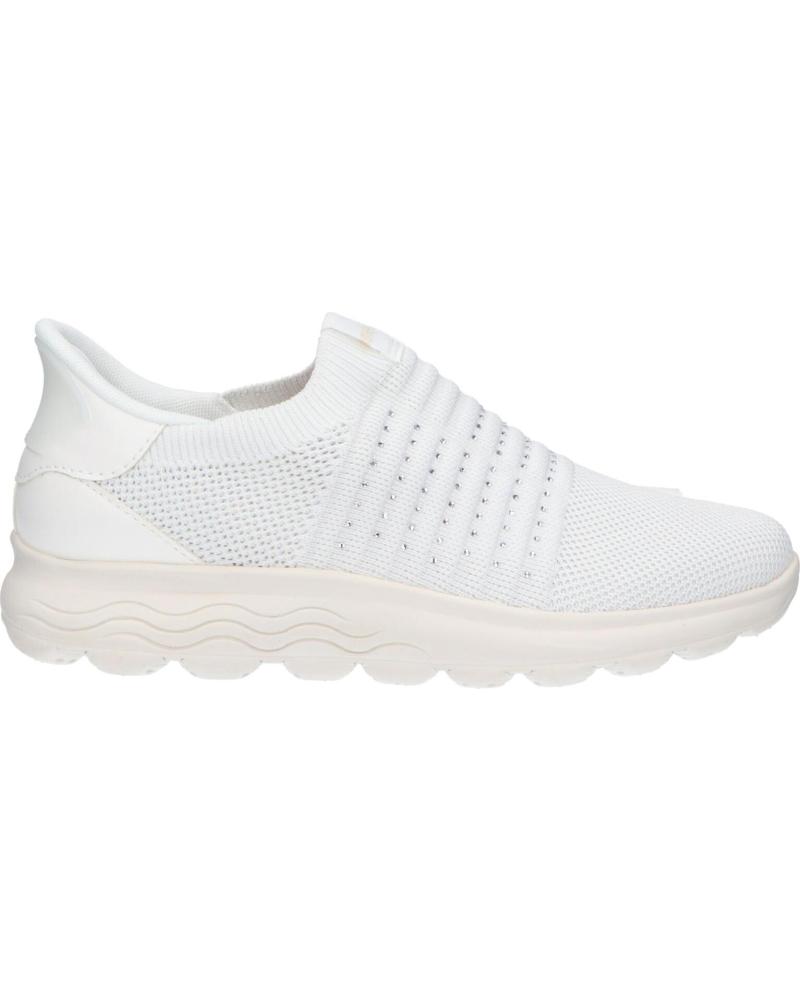 GEOX ZAPATILLAS SPHERICA PLUS SLIP-ON C1000 WHITE
