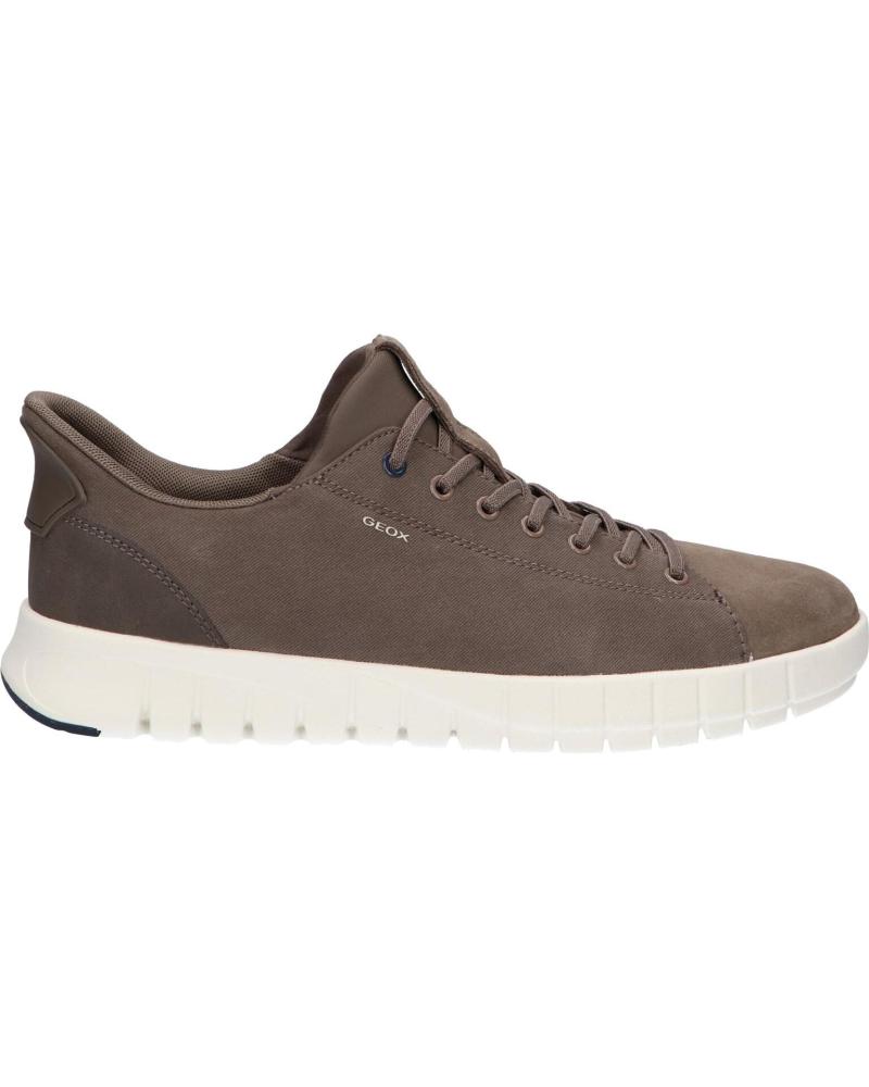 GEOX ZAPATILLAS GEOX U FLEXTRIDE PLUS EN ANTE GRIS C1018 DOVE GREY