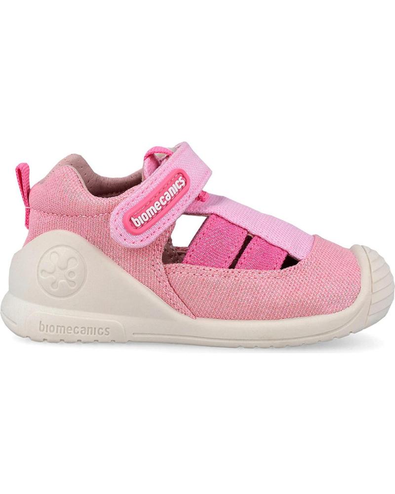BIOMECANICS SANDALIAS INFANTILES DE LONA 262179-D032 ROSA