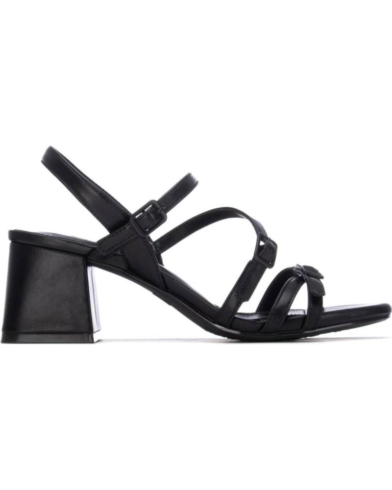 XTI SANDALIA XTI 145342 DE TACÓN MEDIO NEGRO