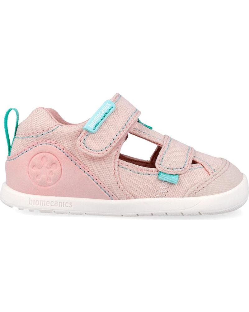 BIOMECANICS SANDALIAS DE LONA 262191-E032 ROSA