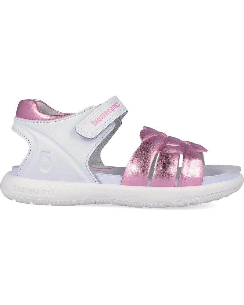 BIOMECANICS SANDALIAS BIOMECANICS 262209-A113 CON DETALLE DE CORAZÓN BLANCO-ROSA