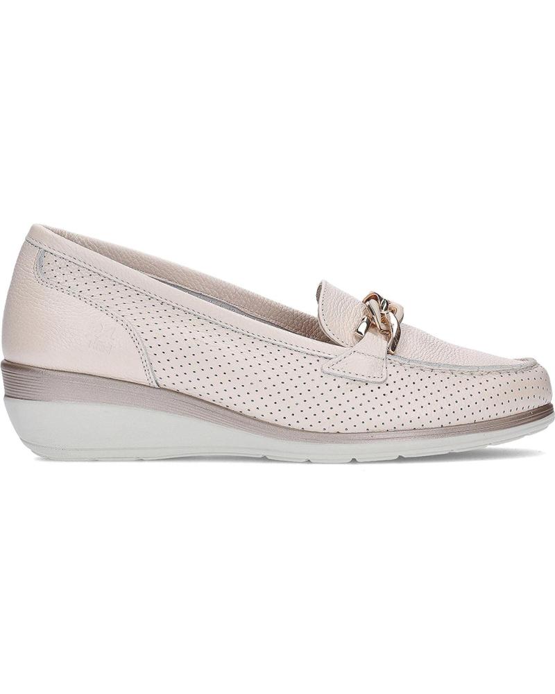 24 HORAS MOCASINES BAREFOOT 26711 CON DETALLE DE CADENA BEIGE