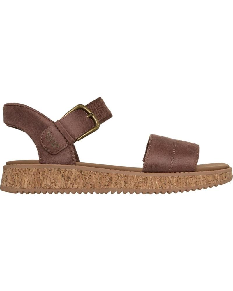 SKECHERS SANDALIA SLIP-INS BOBS SUN V MARRON