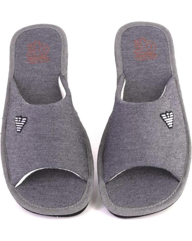 BEREVERE BEREVERE 4107 ZAPATILLAS DE ESTAR POR CASA GRIS