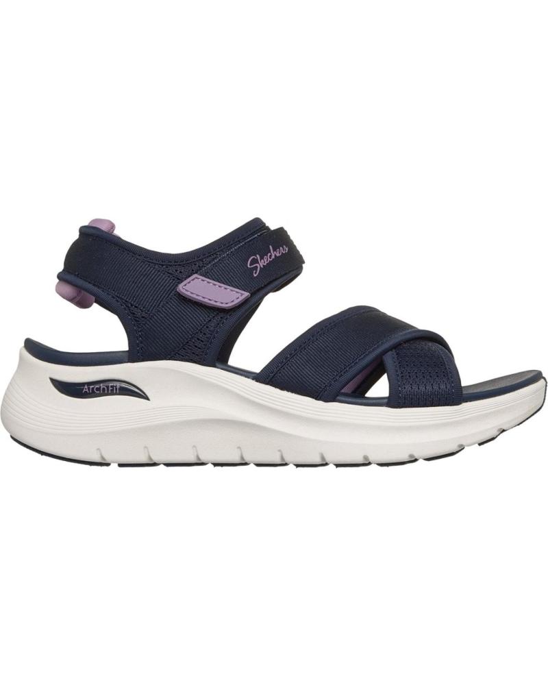 SKECHERS SANDALIAS ARCH FIT 20 FEELIN AZUL