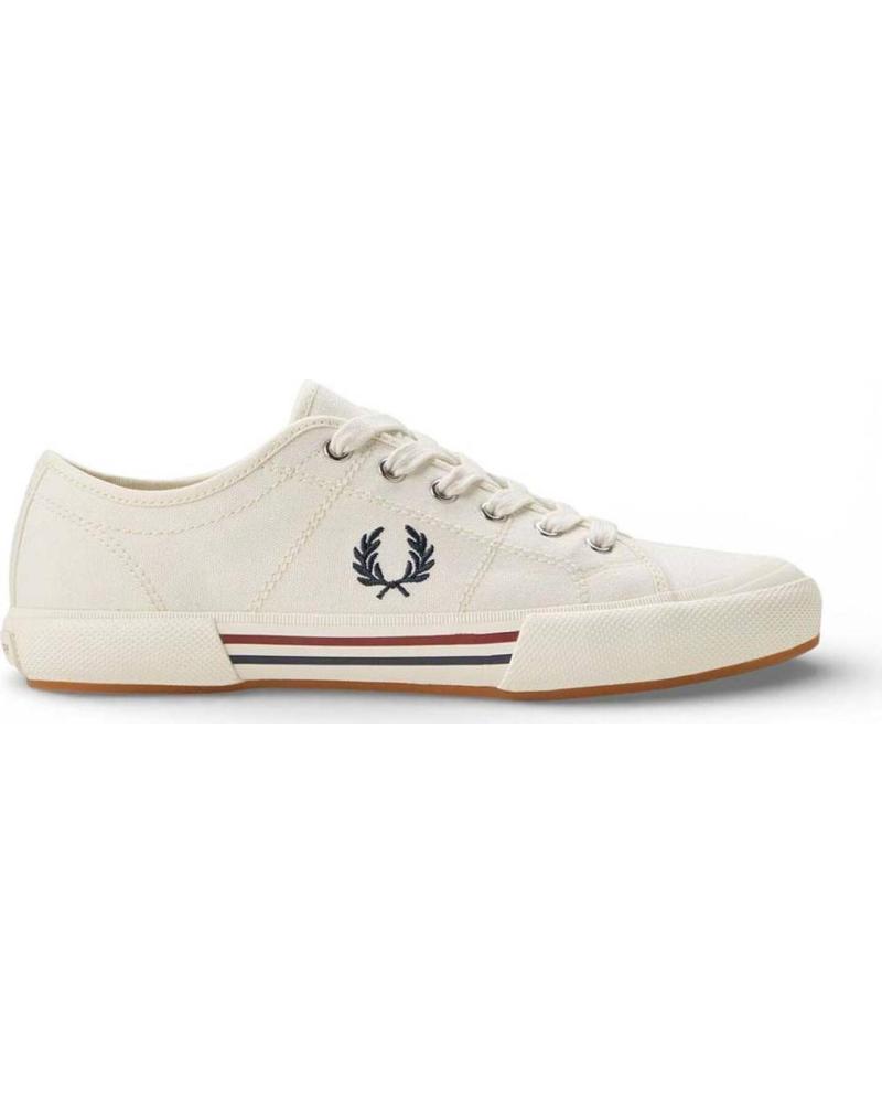 FRED PERRY ZAPATILLAS B708 VINTAGE TENNIS CANVAS BEIGE