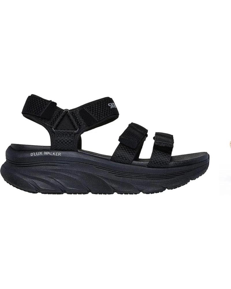 SKECHERS SANDALIAS SKECHERS D´LUX WALKER SEA-SCAPE NEGRO