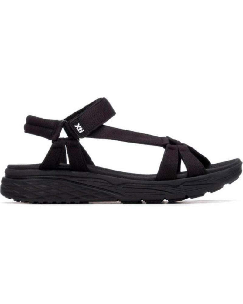 XTI SANDALIAS DEPORTIVAS 145463 CON CIERRE DE VELCRO NEGRO