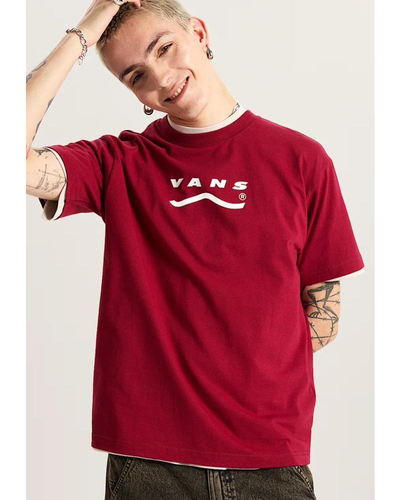 VANS OFF THE WALL CAMISETA OFF THE WALL BURDEOS BURDEOS