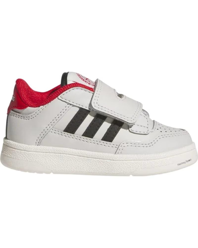 Zapatillas Adidas Rapid Court Cf I JS0638 Bebé Gris-negr-roj