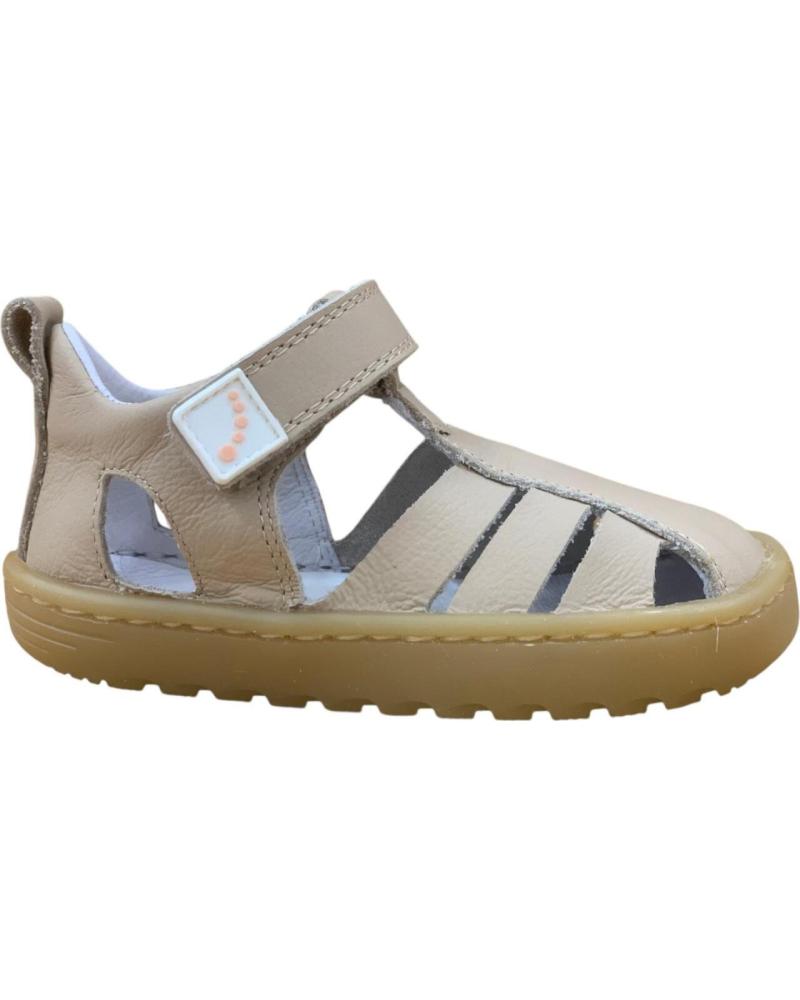 CRIOS SANDALIA CERRADA TIPO CANGREJERA PARA NIÑOS BEIGE