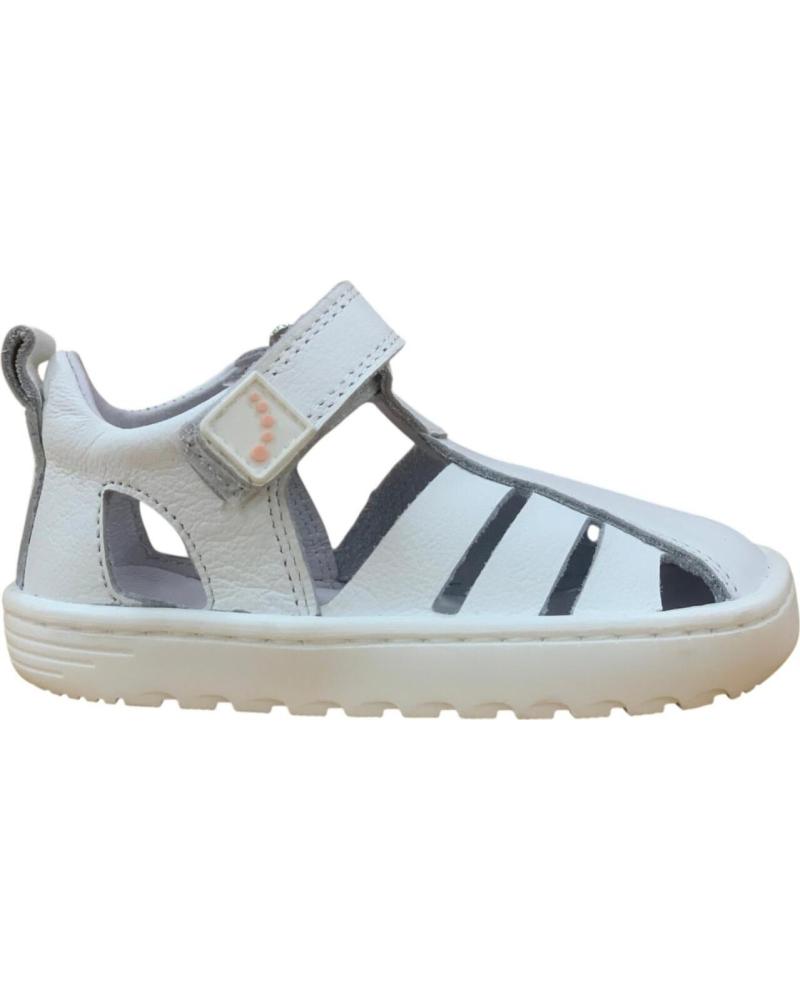 CRIOS SANDALIA CERRADA TIPO CANGREJERA CRIOS CUBA BLANCO