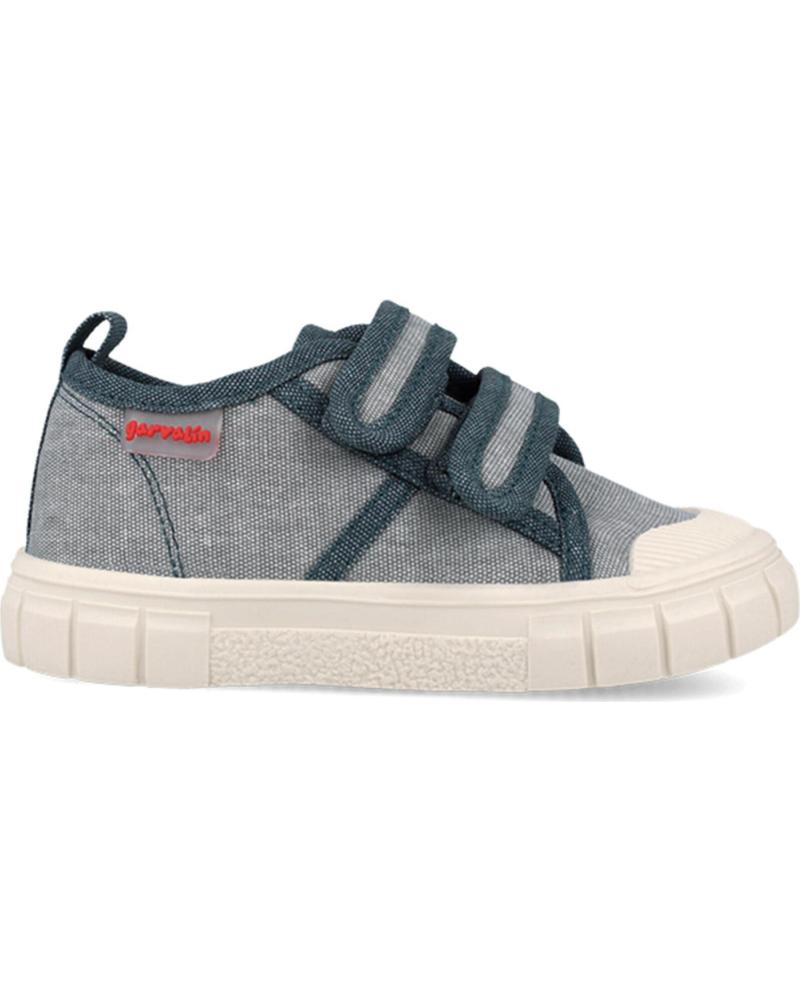 GARVALIN ZAPATILLAS DE LONA CON DOBLE VELCRO GARVALIN AZUL