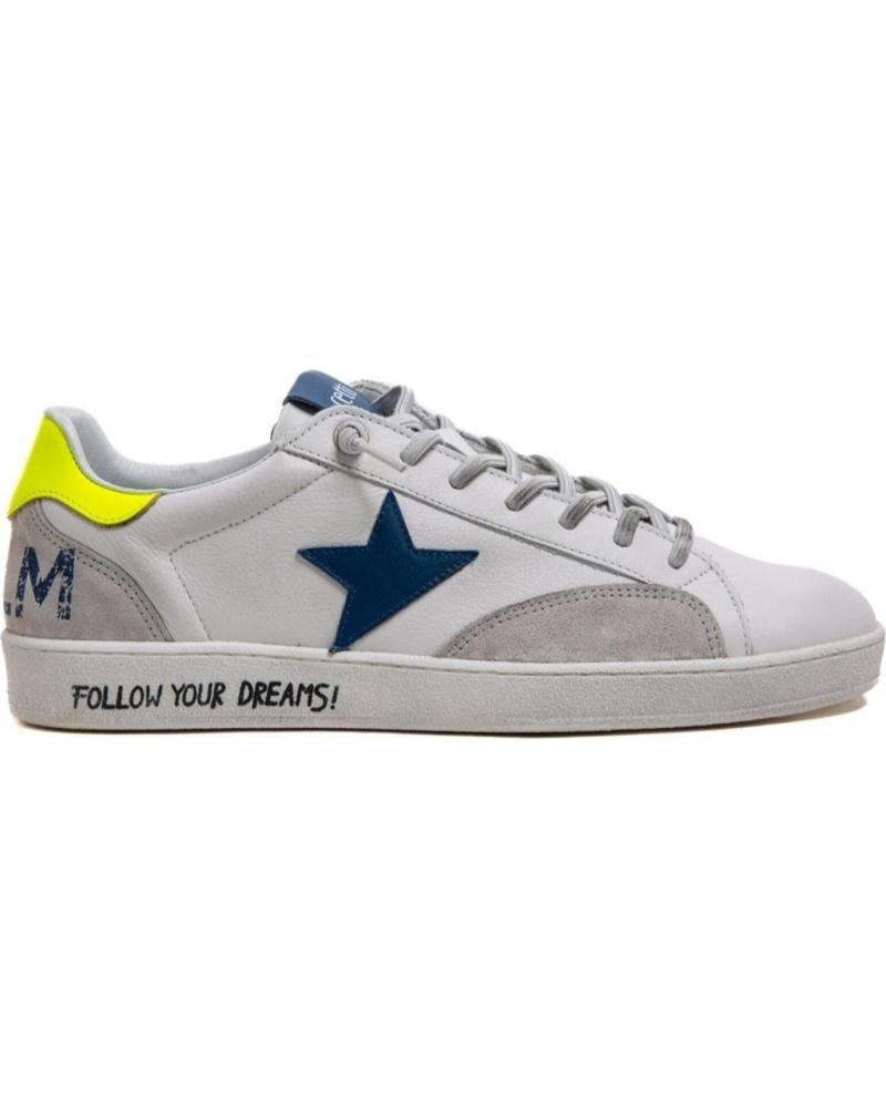 CETTI ZAPATILLAS CETTI 1342 CON ESTRELLA Y DETALLE AMARILLO BLANCO