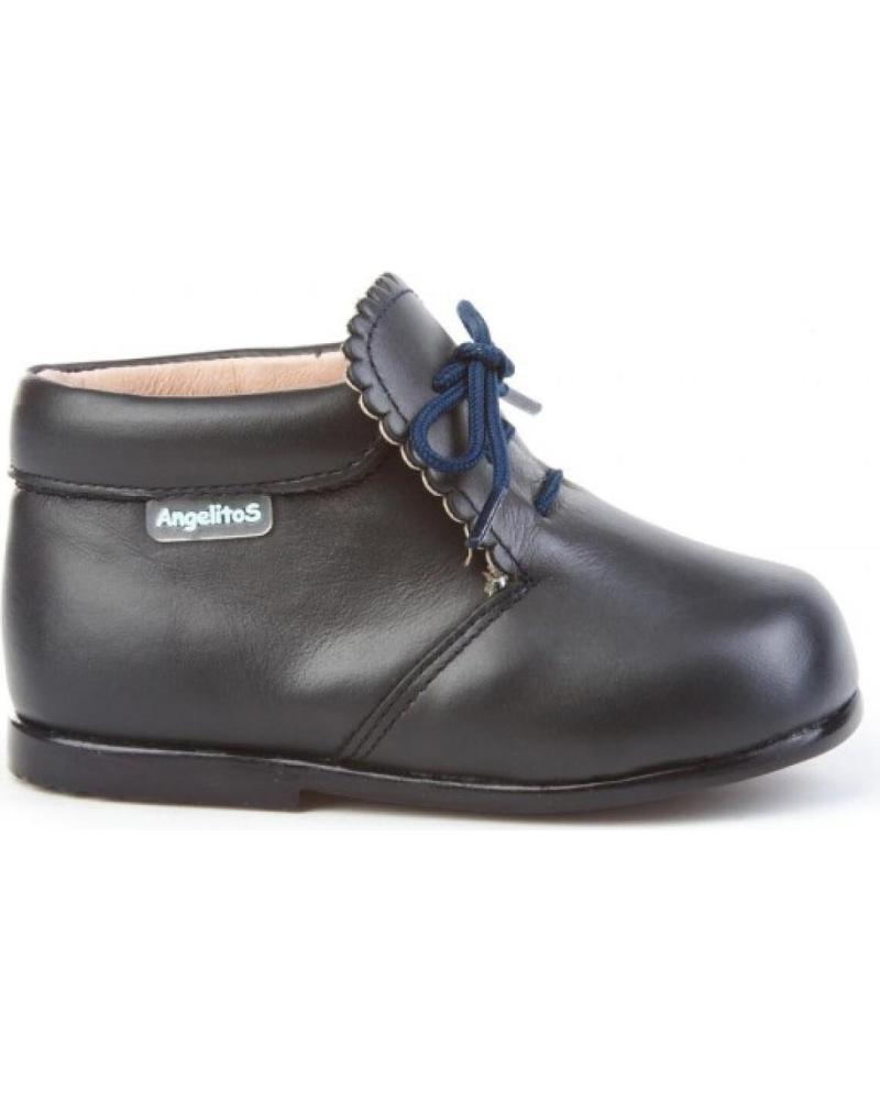 Botines de Niña ANGELITOS BOTITA GALES PIEL 422 MARINO