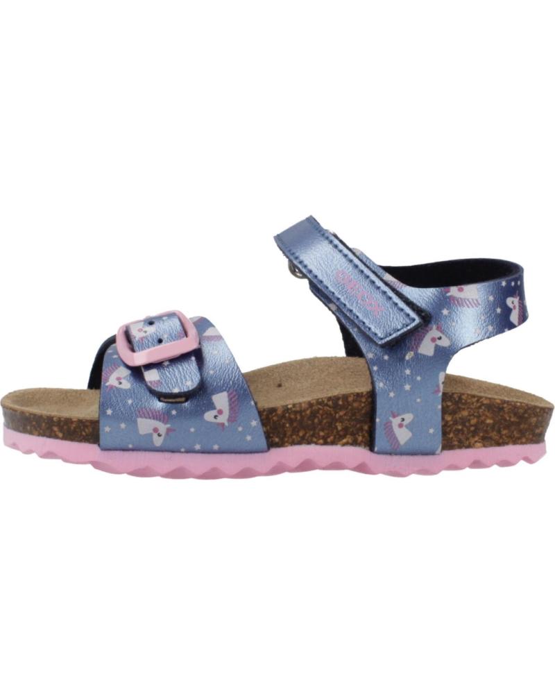 GEOX SANDALIAS GEOX NINA CHALKI CON CIERRE DE VELCRO Y HEBILLA C4002