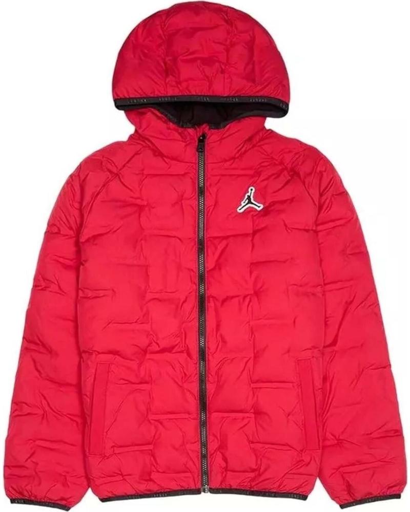 JORDAN CHAQUETA ACOLCHADA CON CAPUCHA JORDAN ROJO