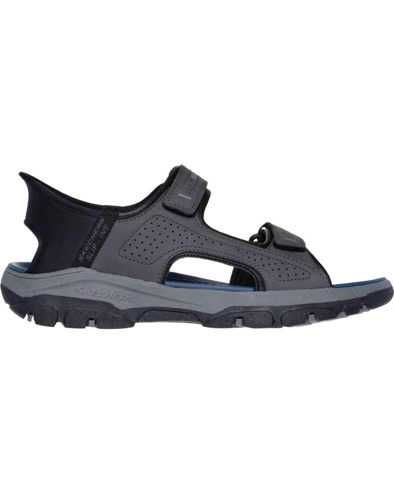 SKECHERS SANDALIAS DEPORTIVAS AJUSTABLES SKECHERS CHARCOAL SYNTHETIC