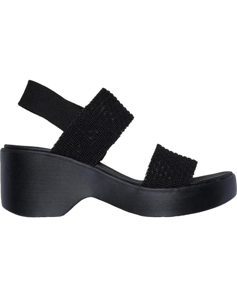 SKECHERS SANDALIAS CALI DAY CON PLATAFORMA NEGRO