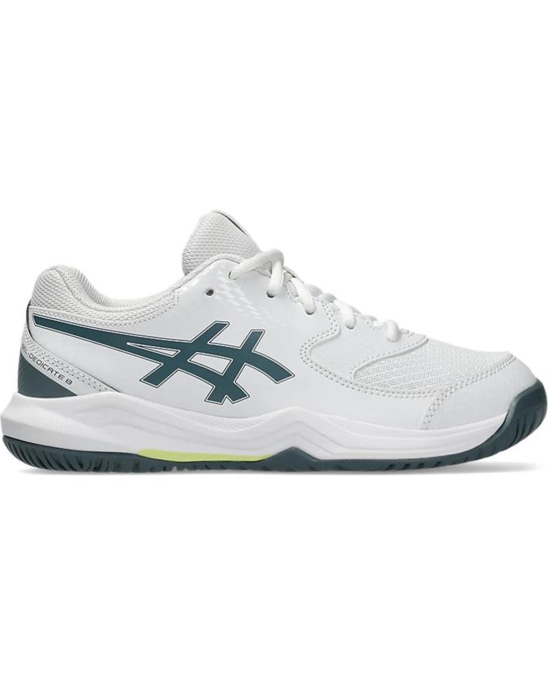 ASICS ZAPATILLAS GEL-DEDICATE 8 GS 1044A077 BLANCO