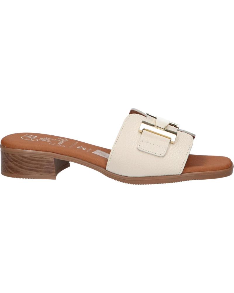 OH MY SANDALS SANDALIA MULE CON HEBILLA DECORATIVA DOYA HIELO