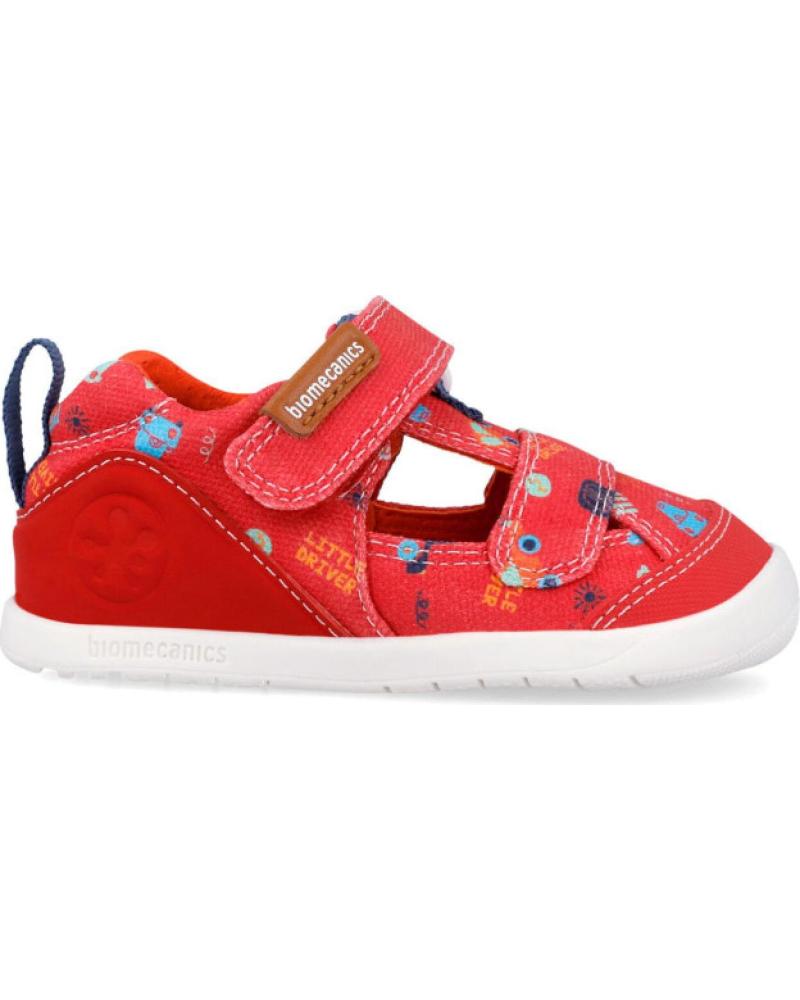 BIOMECANICS SANDALIAS DE LONA CON CIERRE DE VELCRO 262197-B20