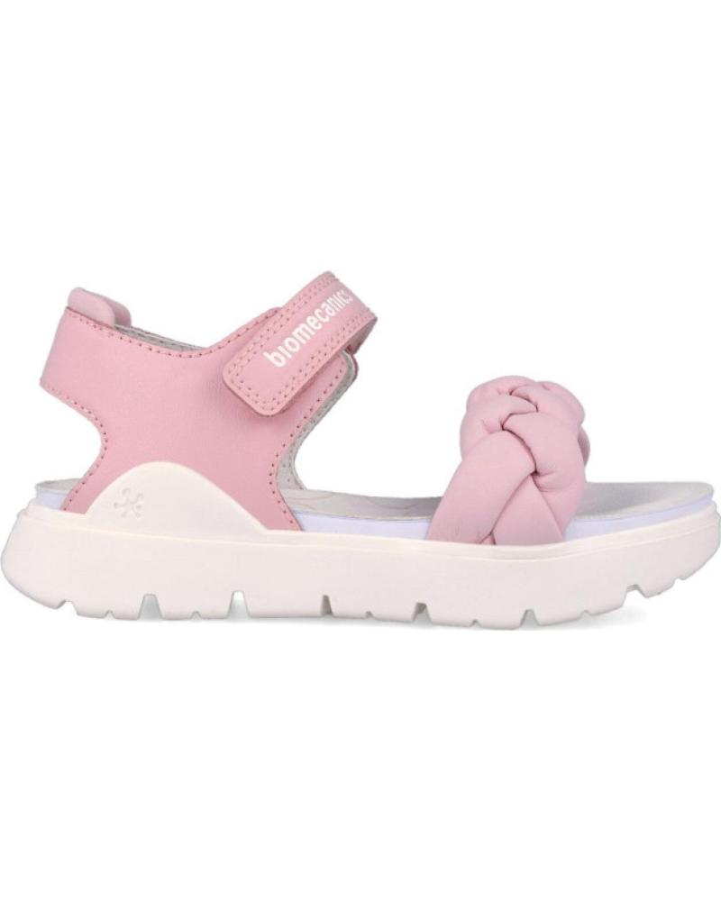 BIOMECANICS SANDALIAS 262220-A032 CON PALA TRENZADA ROSA