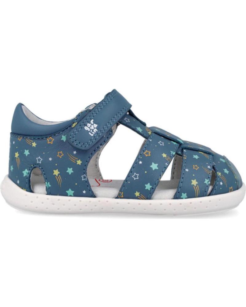 GARVALIN SANDALIAS INFANTILES GARVALIN 26232 ESTAMPADO ESTRELLAS AZUL