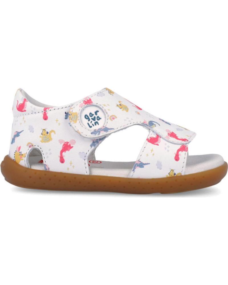 GARVALIN SANDALIAS INFANTILES ESTAMPADAS 262331-A GARVALIN BLANCO