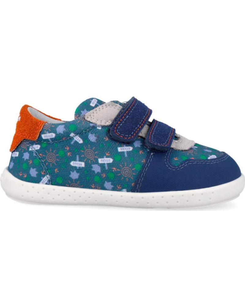 GARVALIN ZAPATILLAS BAREFOOT LONA PRIMEROS PASOS 262339-A631 AZUL