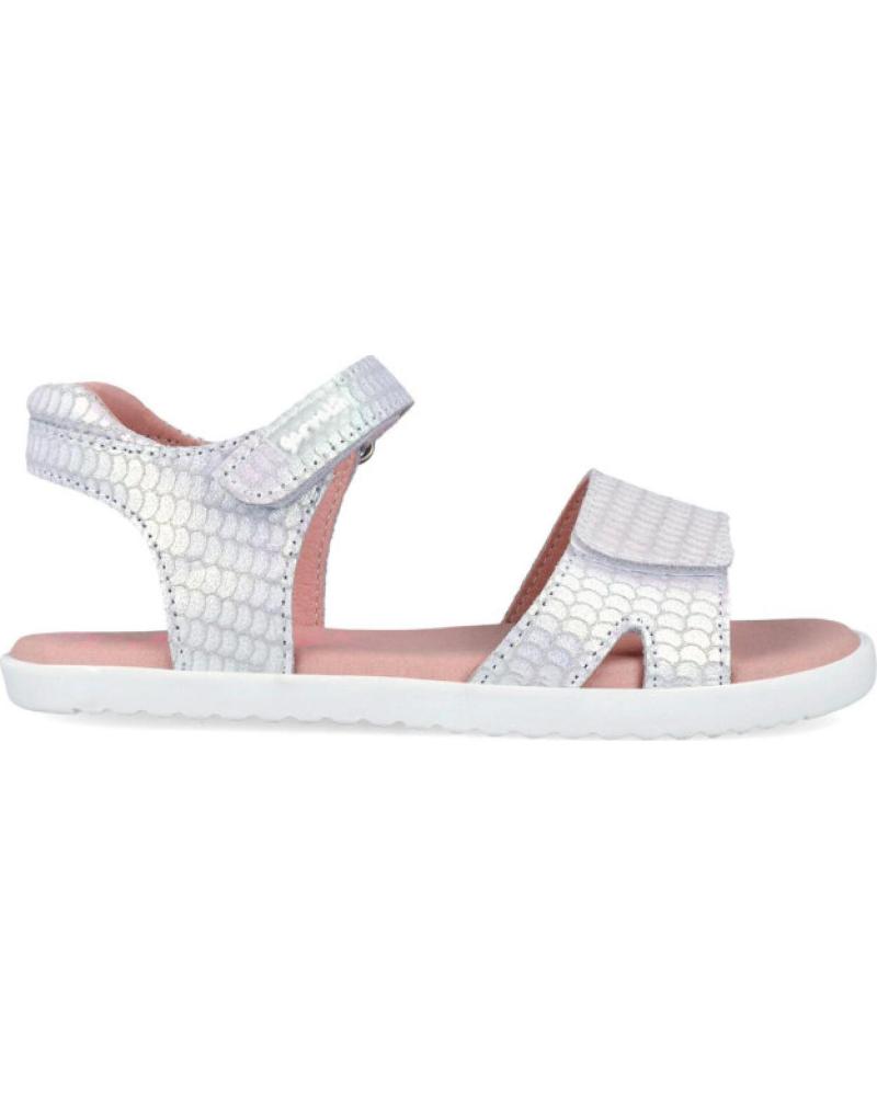 GARVALIN SANDALIAS INFANTILES GARVALIN CON TEXTURA DE ESCAMAS Y CIERRE AJUSTABLE BLANCO