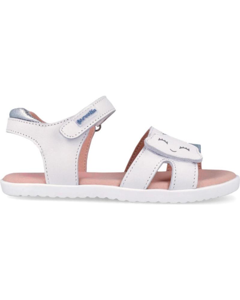 GARVALIN SANDALIAS NUBE GARVALIN CON CIERRE DE VELCRO BLANCO
