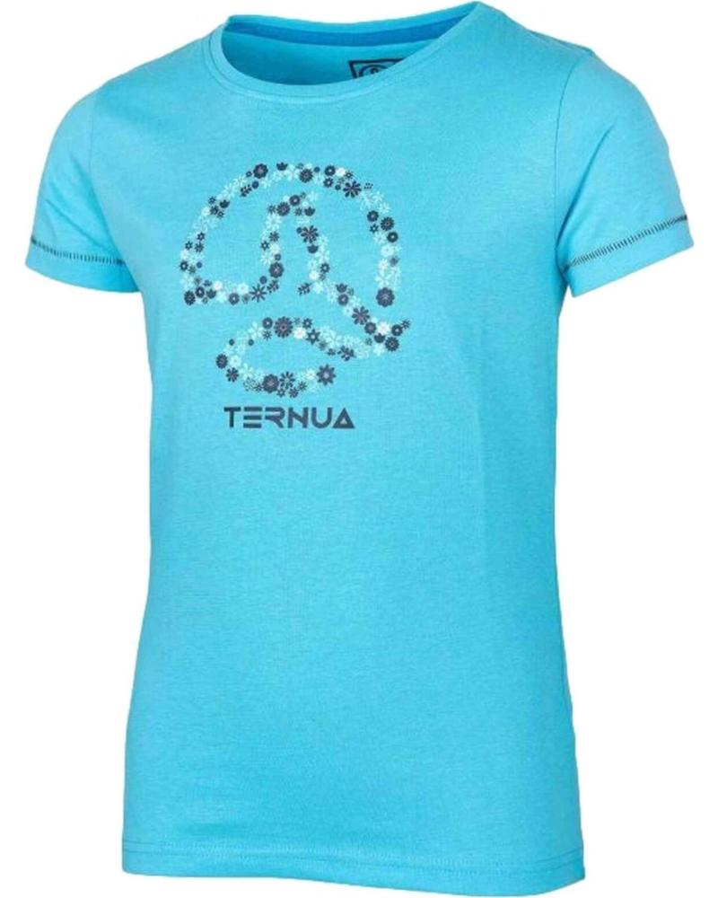 TERNUA CAMISETA MANGA CORTA GRÁFICO LOGO ROJO