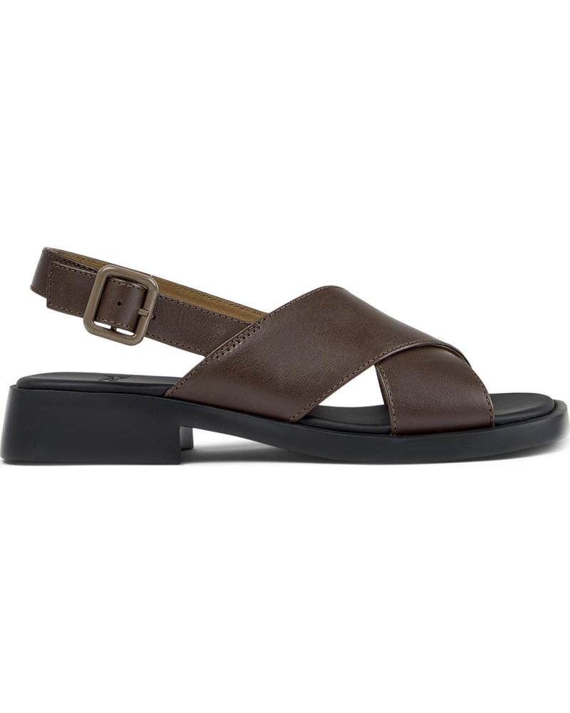 CAMPER SANDALIAS DANA K201600 CON TIRAS CRUZADAS MARRON009