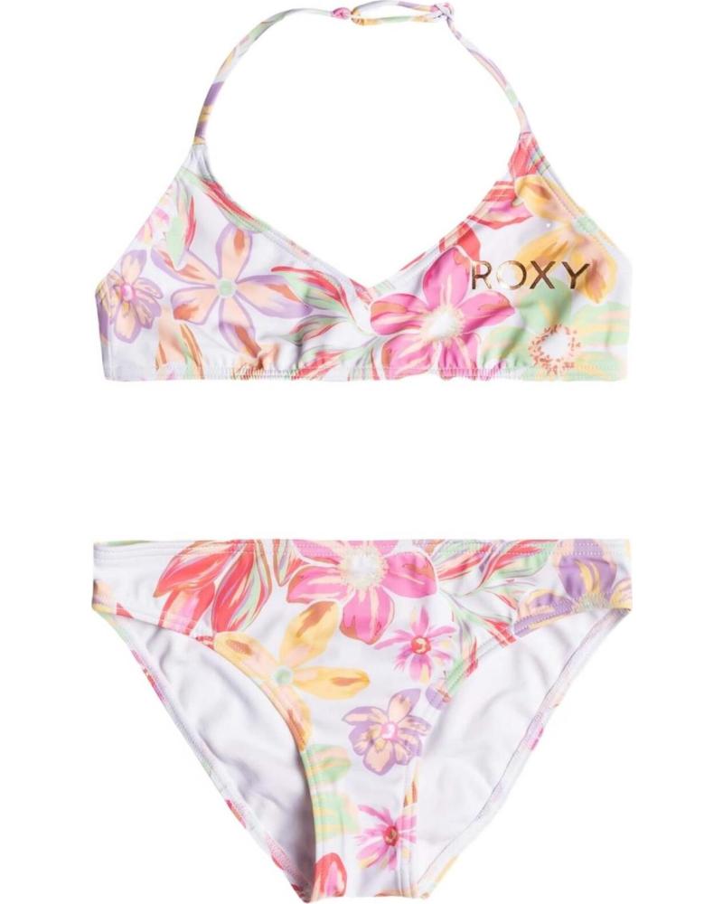 ROXY BIKINI ESTAMPADO FLORAL CON TIRANTES AJUSTABLES MULTICOLOR