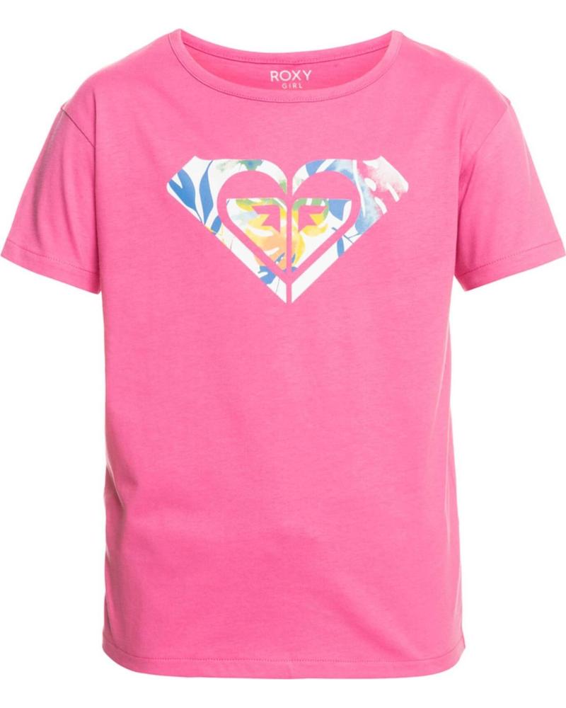 ROXY ROXY CAMISETA ESTAMPADO CORAZÓN ROSA