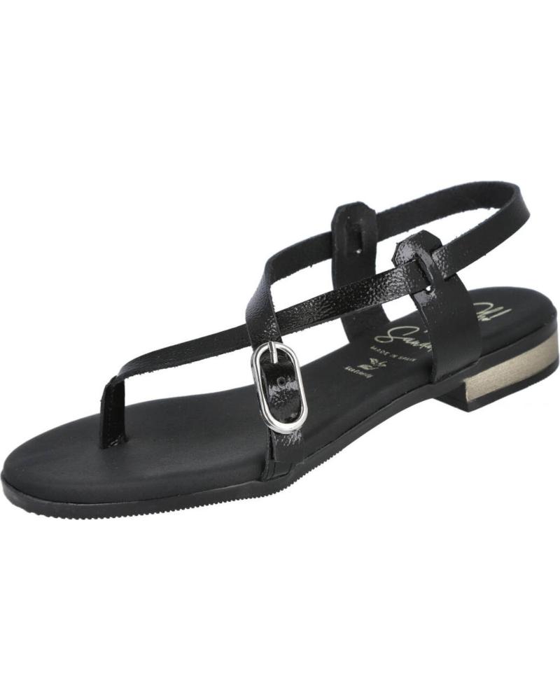 OH MY SANDALS SANDALIAS PLANAS OH MY SANDALS 5865 CON HEBILLA NEGRO