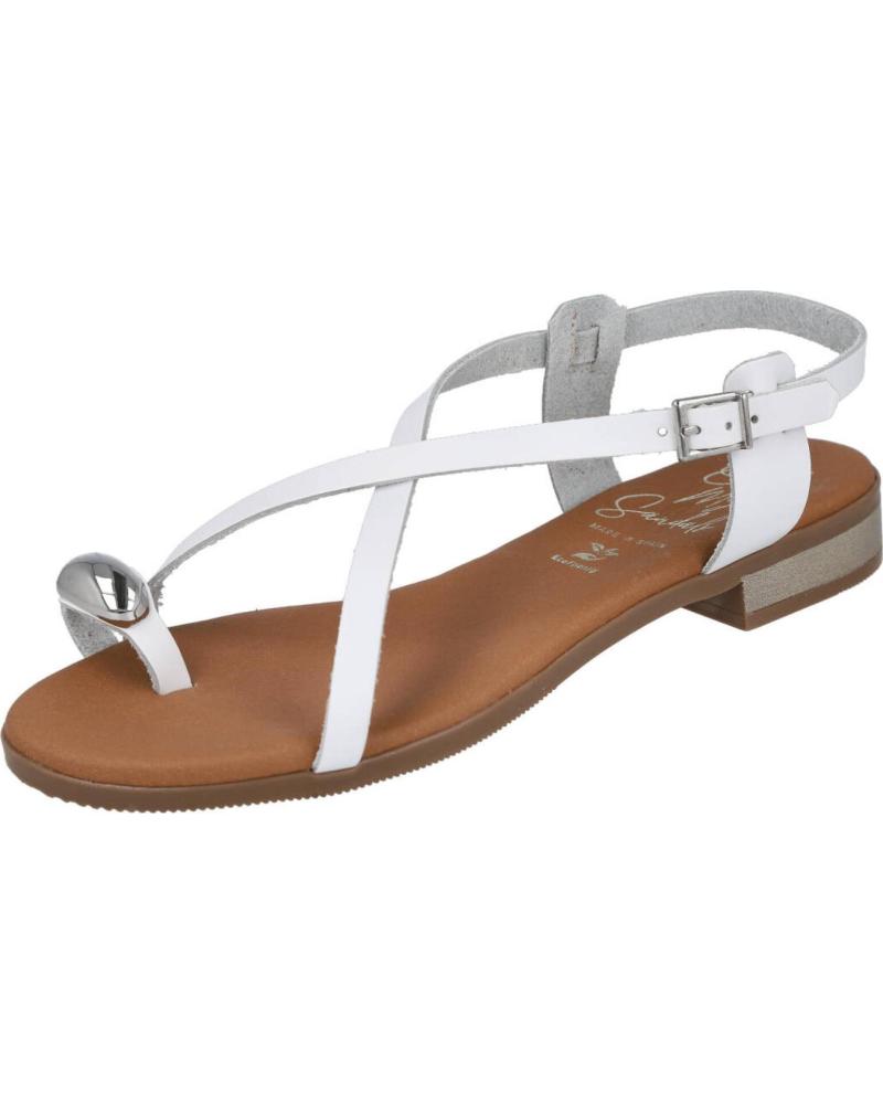 OH MY SANDALS OH MY SANDALS 5866 SANDALIAS DE DEDO CON DETALLE DE ANILLO BLANCO