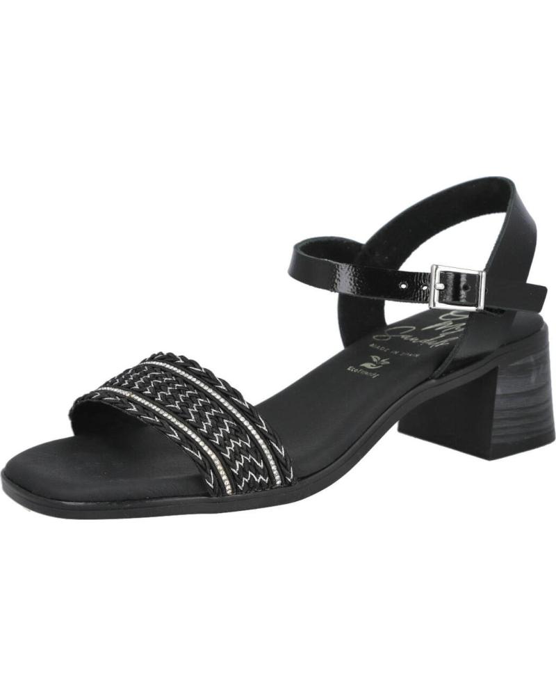 OH MY SANDALS SANDALIAS 5904 TACÓN MEDIO NEGRO