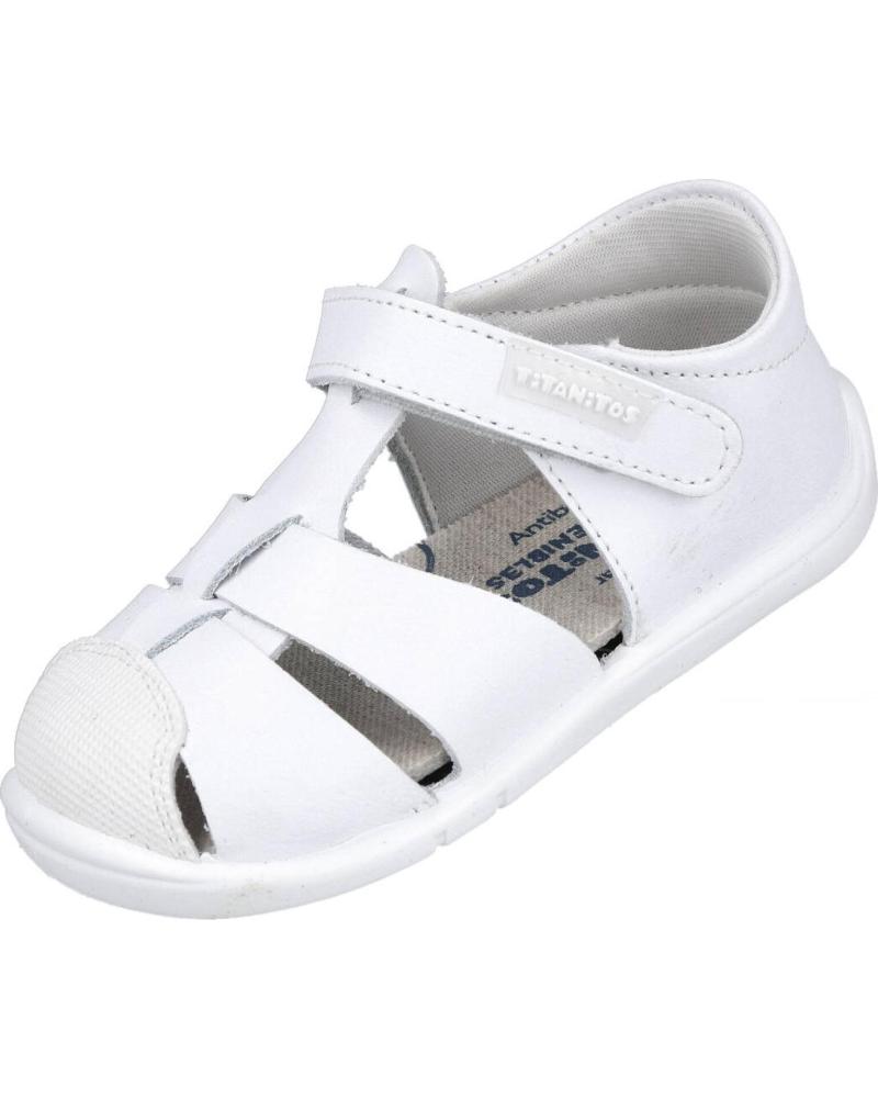 TITANITOS SANDALIAS BAREFOOT L500-FELIX TITANITOS BLANCO