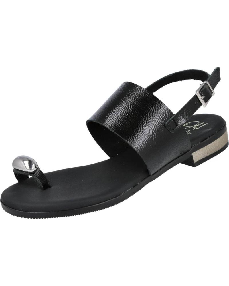 OH MY SANDALS OH MY SANDALS 5862 SANDALIAS PLANAS CON ANILLO NEGRO