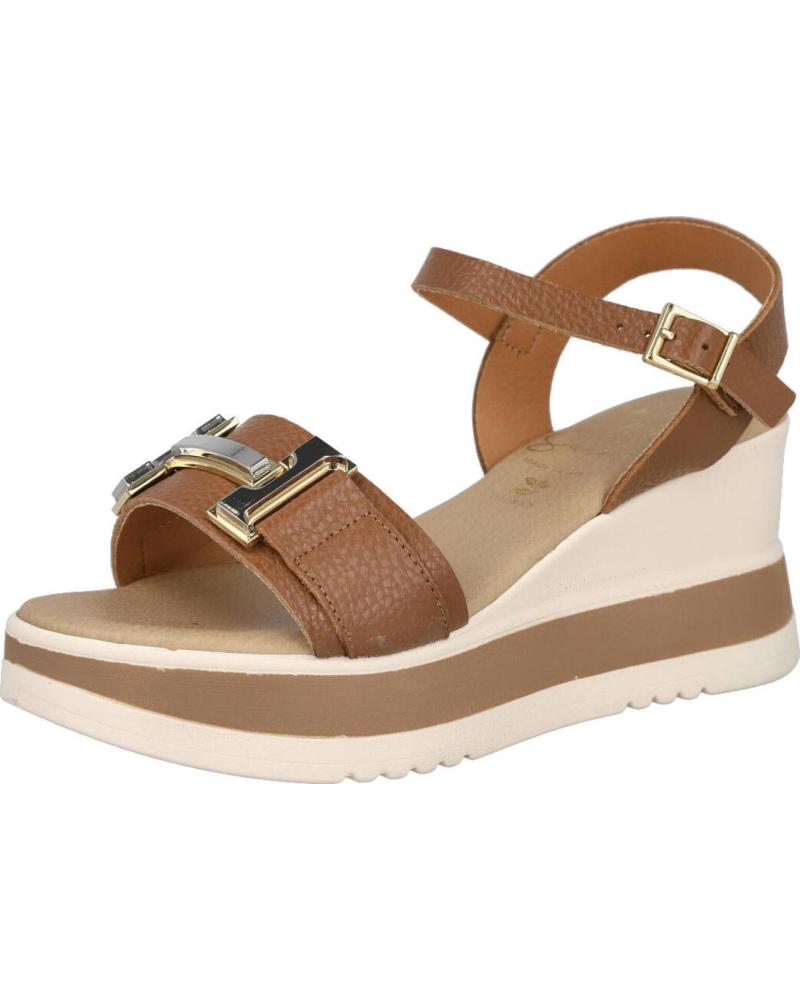 OH MY SANDALS SANDALIAS DE CUÑA MODELO 5981 ROBLE