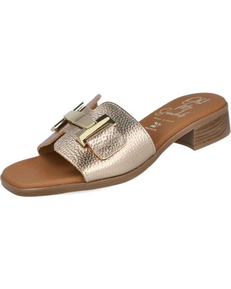 OH MY SANDALS SANDALIAS DESTALONADAS OH MY SANDALS 5890 CON ADORNO METÁLICO CAVA