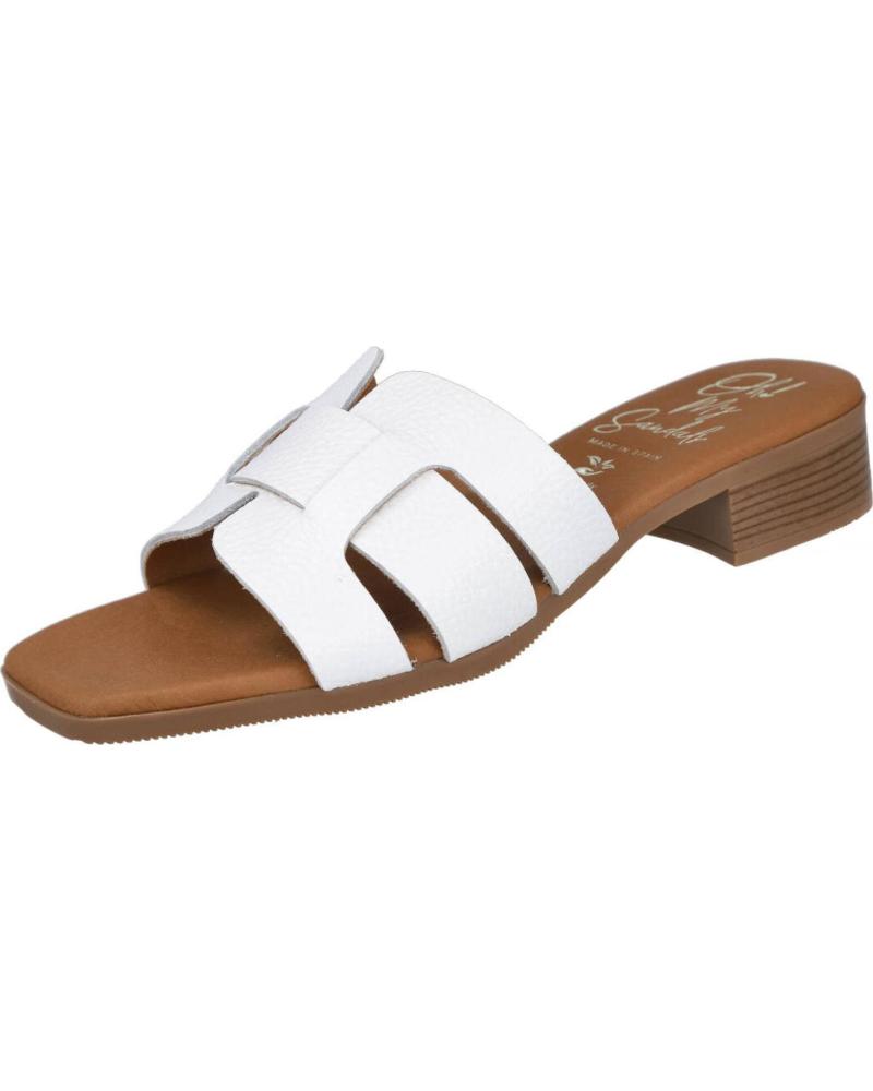 OH MY SANDALS SANDALIAS DESTALONADAS 5880 DE OH MY SANDALS BLANCO