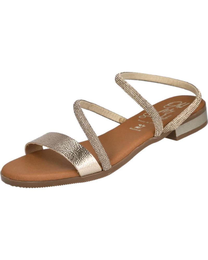 OH MY SANDALS SANDALIAS PLANAS 5861 METALIZADAS CAVA