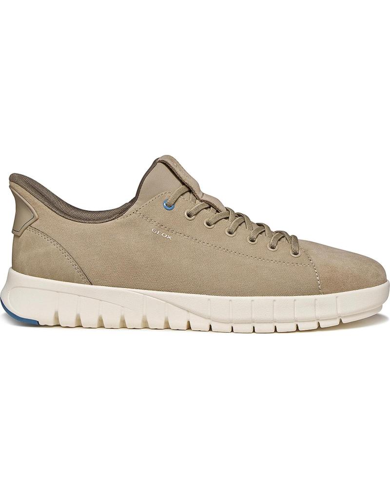 GEOX ZAPATILLAS GEOX U65MAC CON SISTEMA TRANSPIRABLE BEIGE