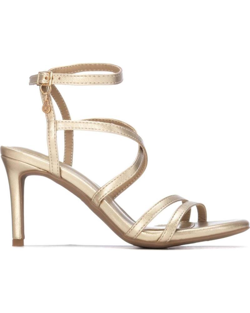 XTI SANDALIA DE TACÓN CON TIRAS CRUZADAS XTI ORO